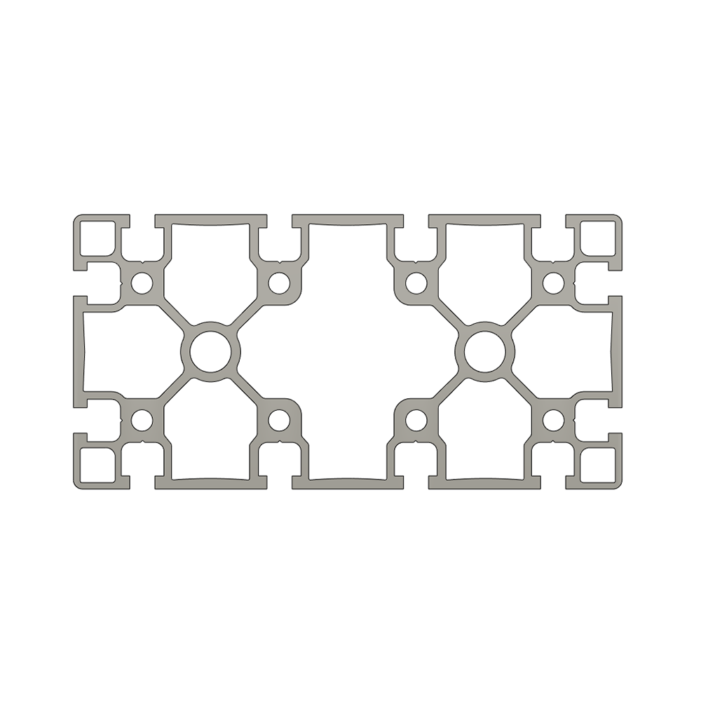 10-18090-0-72IN MODULAR SOLUTIONS EXTRUDED PROFILE<br>90MM X 180MM, CUT TO THE LENGTH OF 72 INCH